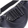 NOLITOY Hairdresser Scissors Bag Waist Pack for Mobile Barbers, Black view 2