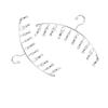 Amosfun 2pcs Stainless Steel Clothes Drying Rack Arc Sock Drying Rack Windproof Hooks Space Saving Hanger for Laundry view 1