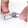 Amosfun 2pcs Stainless Steel Clothes Drying Rack Arc Sock Drying Rack Windproof Hooks Space Saving Hanger for Laundry view 2