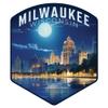 Milwaukee Wisconsin Design B Souvenir Die Cut Decorative Flat Magnet 3-Inch view 1