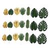 LIFKOME 66pcs Hawaii Tropical Backdrop Jungle Decor Simulated Monstera Leaves for view 1