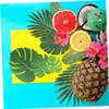 LIFKOME 66pcs Hawaii Tropical Backdrop Jungle Decor Simulated Monstera Leaves for view 3