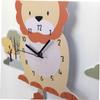 ORFOFE PVC Cartoon Lion Wall Clock Unique Living Room Decor for Boys and Girls view 4