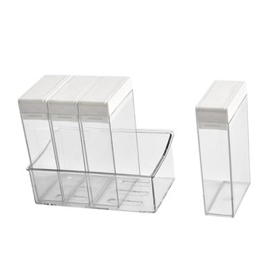 PRETYZOOM Seasoning Boxes 4 in 1 Spice Rack Box Kitchen Seasoning Storage for Home