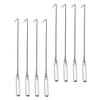 Holibanna 8pcs Fire Pit Poker Sticks Steel Fireplace Hook Ash Cleaning Hooks BBQ Ash Tool view 1