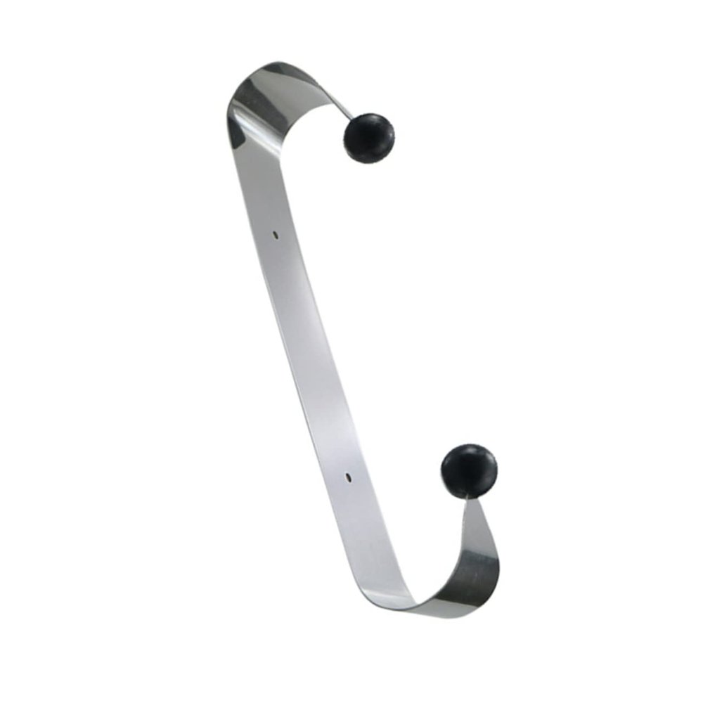 PRETYZOOM Stainless Steel Paper Roll Holder Double-end Wall Mounted Towel Rack for Kitchen and Bathroom Convenient Storage for Paper Towels and Items