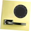 FELTECHELECTR 1pc Kitchen Timer Mechanical Stainless Steel Countdown Reminder for Cooking and Baking Magnetic Back for Easy Attachment to Oven Refrigerator Black view 4