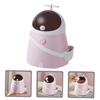 IMIKEYA Trash Can Astronaut Figurine Plastic Waste Basket Mini Small Waste Basket Kawaii Design Easy to Clean Great for Boys and Girls and Adults view 4