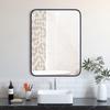 A&E Bath and Shower Waterloo- Blue Metal Mirror, 30 by 40 Inches view 1