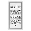 Bella Sleep + Spa Glass Tumbler With Lid and Straw Glass Cup With Bamboo Lid, 20-Ounce, Bows view 4