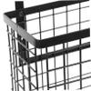 OFFSCH Multifunctional over Door Hanging Basket Organizer Metal Kitchen Storage Holder for Seasoning Bottles Vegetables and More Easy Install Space Saving Versatile for Home Garage and view 3