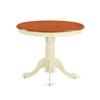 ANWE5-BMK-W-VV 5 Pc Dining Set with Kitchen Table & 4 Wood Seat Chairs - Buttermilk & Cherry Finish, Elegant Design for Dining Area or Breakfast Nook view 1