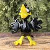Black Glass Crow Figurine  4 Hand Blown Crow Sculpture  Miniature Art Glass Bird  Collectible Raven Figure  Gothic Home Decor Gift for Bird Lovers view 4