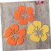 BESTOYARD 3 Nonwovens Garland Felt Tropical Garland Flamingo Banner Garland Beach Themed Banner Hawaiian Summer Banner Flamingo Banners Decor Tropical Bunting Pull The Flag Fruit, Medium view 2