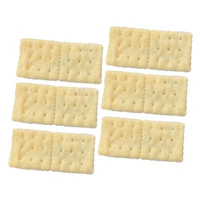 Abaodam 6pcs Realistic Simulation Cookies Models Fake Biscuit Decor for Kitchen Party Photography Props Artificial Food Display