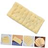 Abaodam 6pcs Realistic Simulation Cookies Models Fake Biscuit Decor for Kitchen Party Photography Props Artificial Food Display view 2