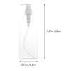 3pcs Refillable Shampoo Dispenser Bottles with Pump Transparent Containers for Body Wash Soap Essential Oils for DIY Projects view 2