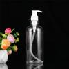 3pcs Refillable Shampoo Dispenser Bottles with Pump Transparent Containers for Body Wash Soap Essential Oils for DIY Projects view 4