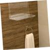 Zerodeko Bathroom Floating Shelves Wall-Mounted Storage Box Plastic Modern Wall Decor Easy Install view 4