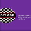 Fast One Racing First Birthday - 32 Piece Disposable Party Supplies - Decorations for Race Car Boy's 1st Birthday Round Party Plates - Large 9" Paper Plates In Bulk view 3