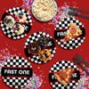 Fast One Racing First Birthday - 32 Piece Disposable Party Supplies - Decorations for Race Car Boy's 1st Birthday Round Party Plates - Large 9" Paper Plates In Bulk view 4