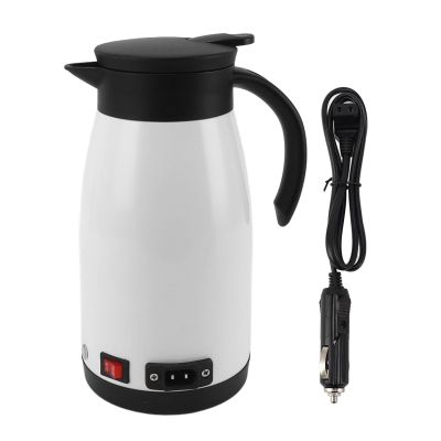 12V 24V Car Electric Kettle Quick Heating Stainless Steel Boiler for Car Truck Design Wide Applications