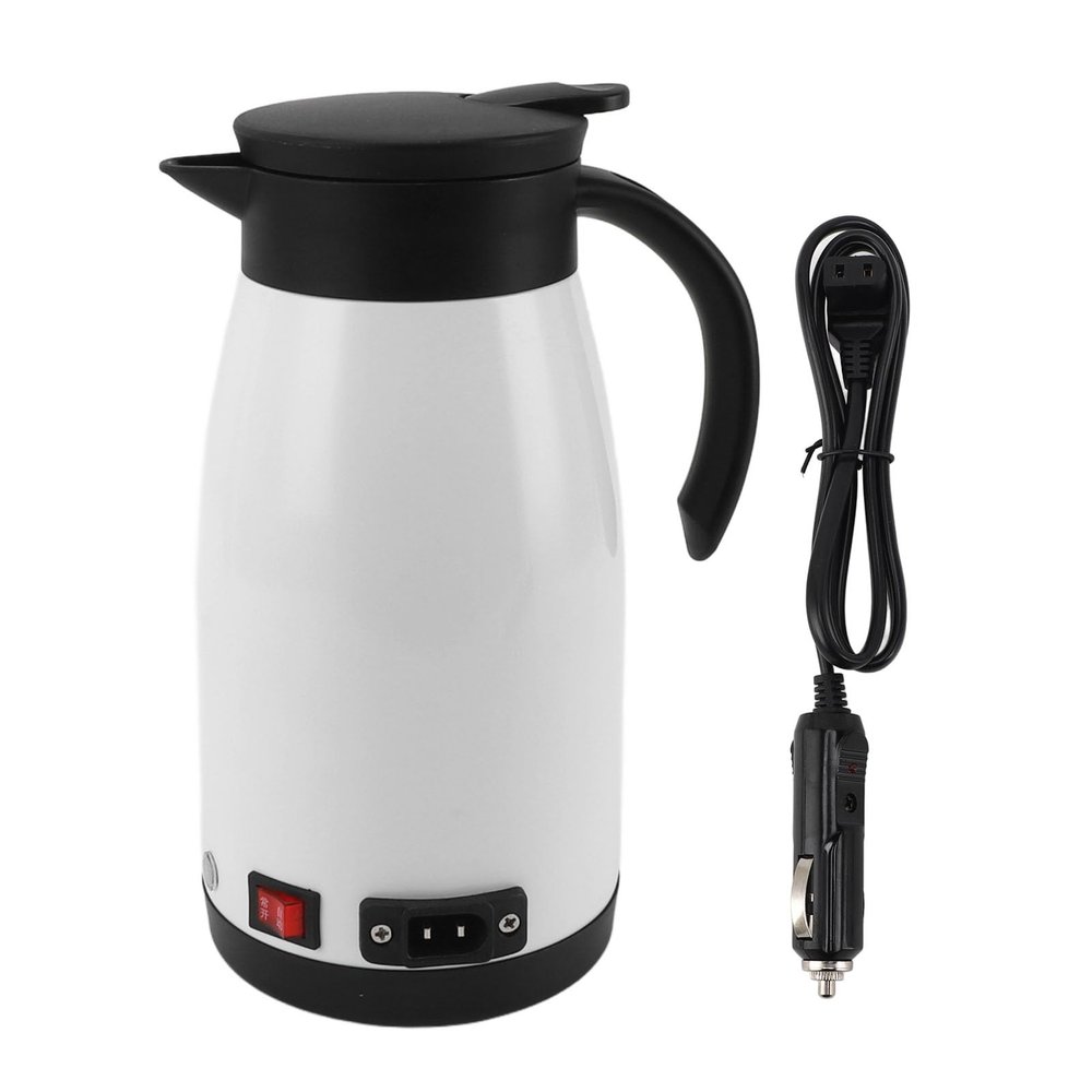 12V 24V Car Electric Kettle Quick Heating Stainless Steel Boiler for Car Truck Design Wide Applications