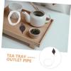 COLLBATH 1set Tea Tray Drain Hose with Frost Hose for Tea Tables Drainage with Absorbing and Convenient Use view 2