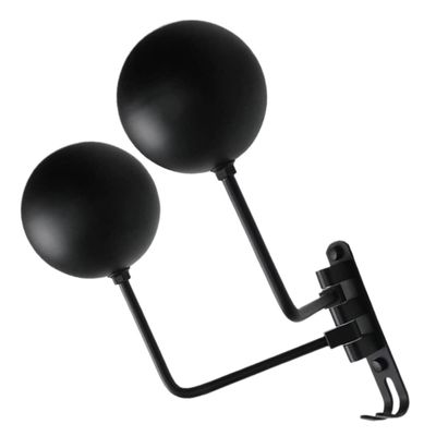 FUNOMOCYA Wall Mounted Helmet Holder Motorcycle Helmet Display Rack Easy to Install Stylish Hat Storage for Home Garage