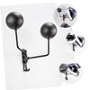 FUNOMOCYA Wall Mounted Helmet Holder Motorcycle Helmet Display Rack Easy to Install Stylish Hat Storage for Home Garage view 2