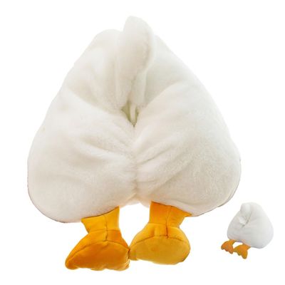 RORPOIR Cartoon Duck Plush Tissue Box Cover Novelty Napkin Holder for Home Car and Office Cute Animal Design Tissue Holder for Bedroom and Bathroom Decor
