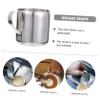 LABRIMP Professional Stainless Steel Frothing Pitcher Ergonomic Frother Cup for Espresso Cappuccino and Hot and Frother Container view 2