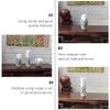 PRETYZOOM 3pcs Small Vase Orchid Pot Floral Decor Small Flower Vases Faux Plants Desk Topper Mini Furniture Mini Doll Jewelry Ceramics Artificial Toy view 2