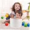 HOOTNEE Woven Storage Basket for Laundry Toys Breathable Cotton Hamper Spacious Organizer for Bedroom Bathroom Collapsible Design for Easy Storage view 3