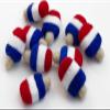 Matthew + Mae Felted Popsicles- Set of 3, 5, or 10- MINI Shapes- Red White Blue- Fourth of July Home Decor, Memorial Day Tiered Tray Bowl Filler- Approx. 2" Tall x 1.25" Wide - 100% Wool view 2