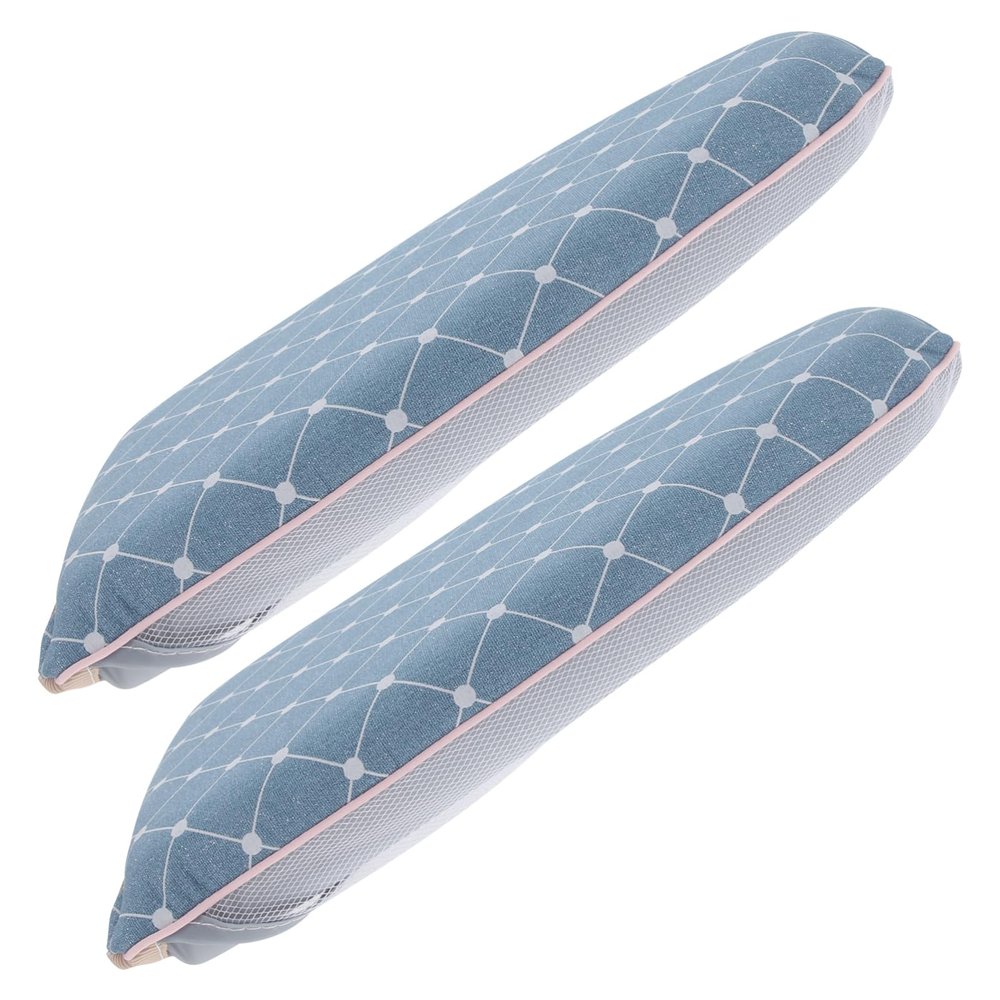 ETHZZLE 2pcs Portable Handheld Steamer Gloves Heat Resistant Garment Ironing Mitts for Safe and Comfortable Use Lightweight Breathable Material Blue