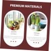 Holibanna Crystal Stones Holder Round Wooden Base Display Stand for Vases Flowerpots and Decor Elegant Diameter for Home and Retail Use view 2