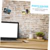 Amosfun 1pc Chic Hanging Chain Photo Holder with Clips for Wall Decor of Versatile Picture Clamps for Home and Wedding Displays view 2