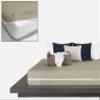 Microfiber Zipper Fitted Sheet King Size (78X80), 10" Deep Pocket, 1 Piece Zipper Sheet Super Soft Comfy and Easy to Put, Fitted Sheet Zipper King Size Fitted Sheet - Mocha Color view 1