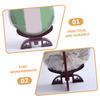 Amosfun Picture Stands for Display Tea Cake Carriers Easy to Place Table Desk for Home Party Office view 2