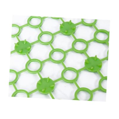 PRETYZOOM 2pcs Drying Pad Dish Mat for Kitchen Sink Non-slip Fruit Veggie Drain Mat Heat Resistant Draining Pads for Home Camping