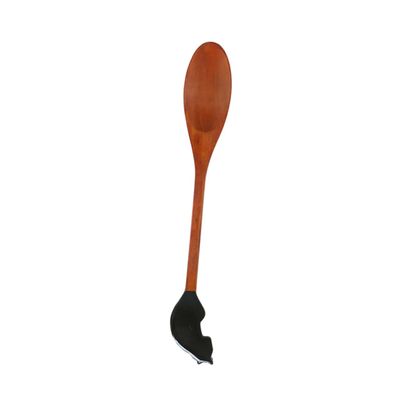 PRETYZOOM Cat Design Wooden Spoon Long Handle Tea Drink Stirrer Eco-friendly Safe for Non-stick Easy to Clean
