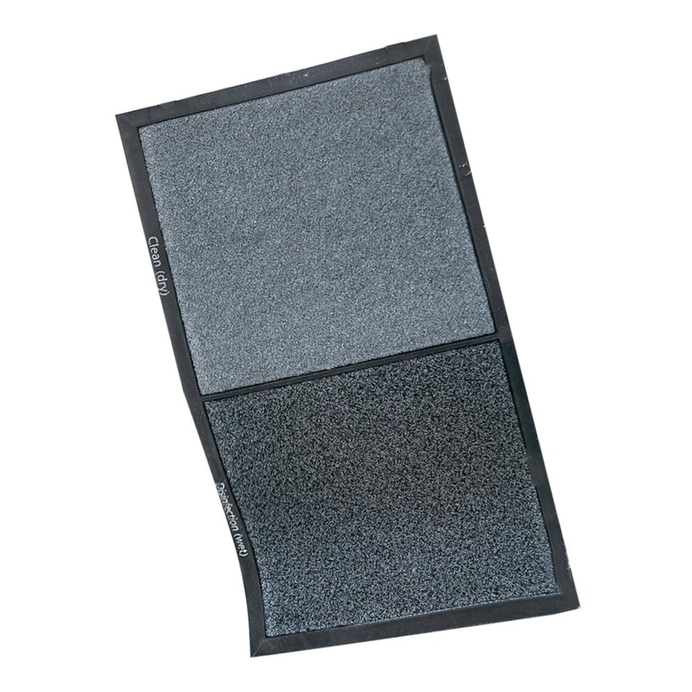 Holibanna 1pc Skid Door Mat Bathroom and Home Mat for Indoor Outdoor Use Grey Easy to Clean Breathable Material for Hallway Kitchen and Living