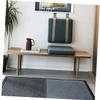 Holibanna 1pc Skid Door Mat Bathroom and Home Mat for Indoor Outdoor Use Grey Easy to Clean Breathable Material for Hallway Kitchen and Living view 2
