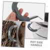 COLLBATH 2pcs Stainless Steel Frying Pan Pot Handle Replacement Pot Side Handle Replacement Pot Handles Pot Pan view 3