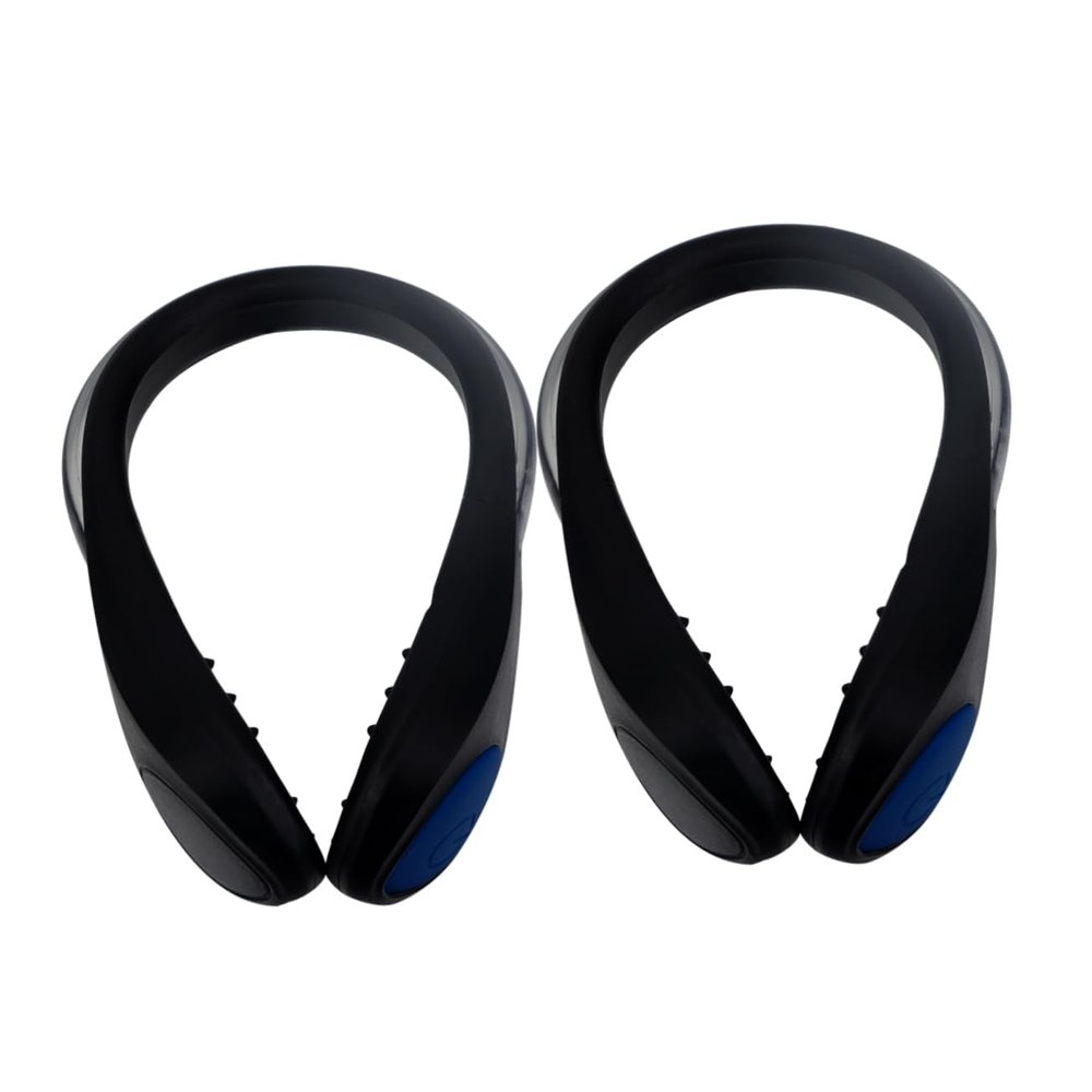 BIUDECO 2pcs Led Flash Shoe Clips Night Running Safety Gear Clip Lights for Walking Biking Weather Resistant Ankle Lights