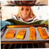 Zerodeko Cookie Baking Mats Non-stick Silicone for Oven Reusable Heat Resistant Easy to Clean Baking Pans Compatible view 4