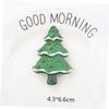 FUNOMOCYA 4pcs Christmas Fridge Magnets Resin Stickers Cute Garage Decor Magnetic Decorative Stickers for Home Office Random Style view 2