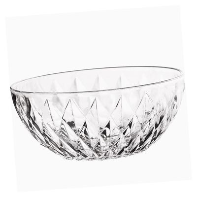 BIUDECO 12pcs Transparent Salad Bowl Set for Fruits Rice and Soup Elegant Kitchen Storage Bowls with Box for Home Use and Entertaining
