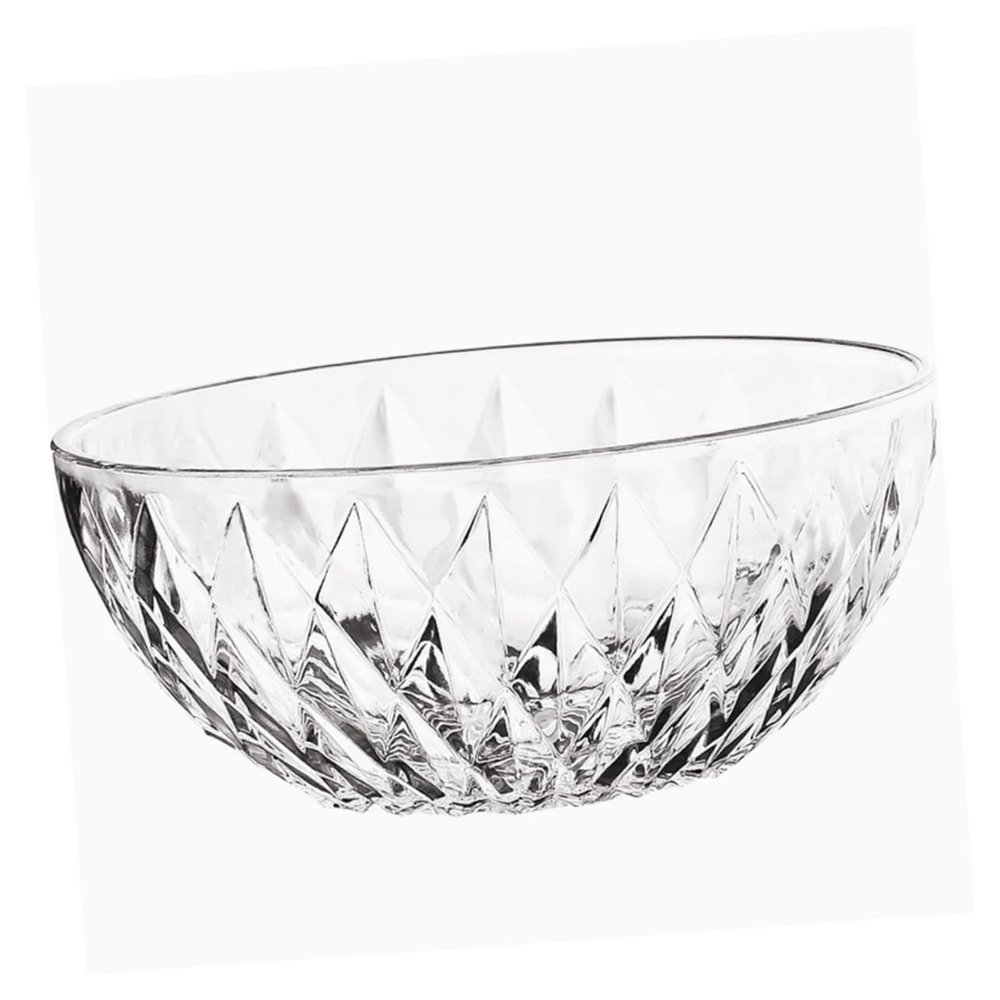 BIUDECO 12pcs Transparent Salad Bowl Set for Fruits Rice and Soup Elegant Kitchen Storage Bowls with Box for Home Use and Entertaining